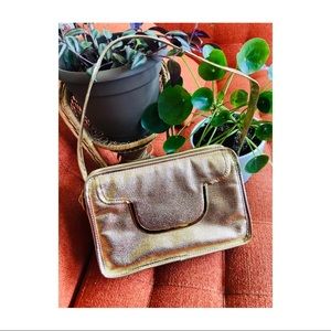I love Gold Vintage Purse